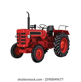 indian tractor vector illustration 3d 260nw 2590049677